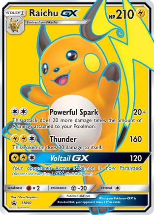 Raichu GX (SM90) - SP  - Promo - Holofoil