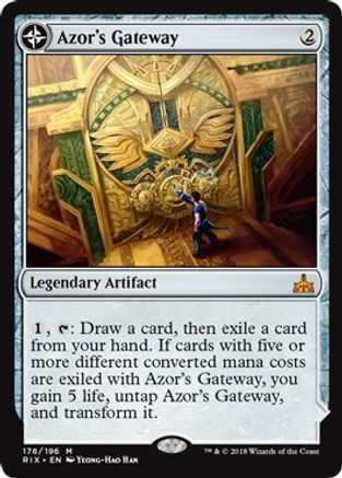 Azor's Gateway // Sanctum of the Sun (RIX-176) - mythic: (compasslanddfc) - Foil