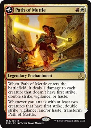 Path of Mettle // Metzali, Tower of Triumph (RIX-165) - rare: (compasslanddfc) - Foil