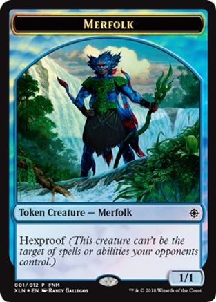 Merfolk // Treasure (FNM-001) - common - Foil