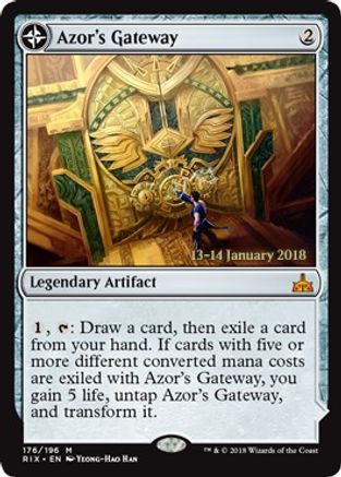 Azor's Gateway // Sanctum of the Sun (PRE-176S) - mythic: (compasslanddfc) - Foil