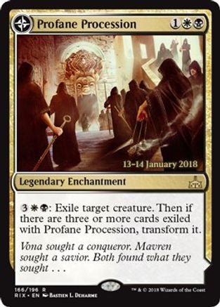 Profane Procession // Tomb of the Dusk Rose (PRE-166S) - rare: (compasslanddfc) - Foil