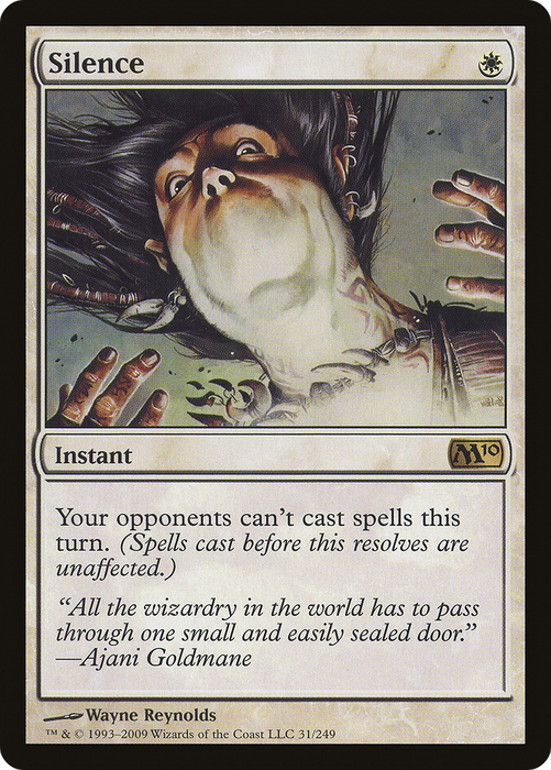 Silence (M10-031) - rare - Foil