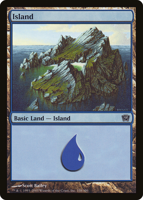 Island (9ED-338★) - common - Foil