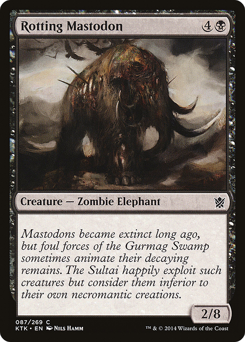 Rotting Mastodon (KTK-087) - common - Foil