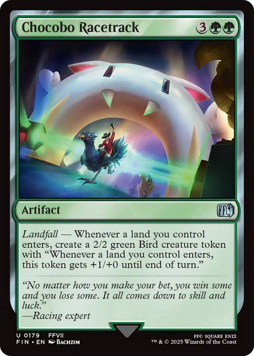 Chocobo Racetrack (FIN-179) - uncommon - Foil