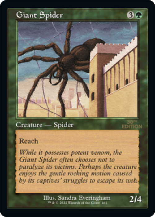 Giant Spider (30A-491) - common