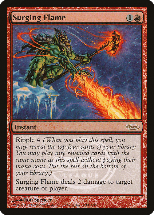 Surging Flame (ARENA-009) - rare - Foil