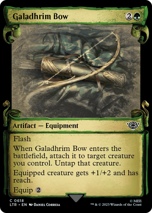 Galadhrim Bow (LTR-618) - common: (Showcase) - Foil