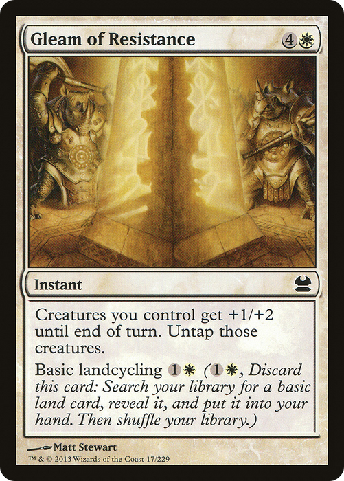 Gleam of Resistance (MMA-017) - common - Foil
