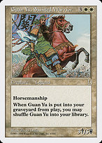 Guan Yu, Sainted Warrior (PTK-006) - rare