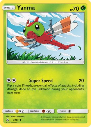 Yanma (002/156) - SUP  - Common