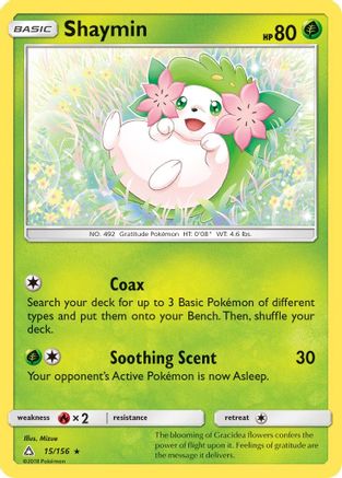 Shaymin (15) (015/156) - SUP  - Holo Rare - Holofoil