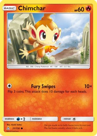 Chimchar (21) (021) - SUP  - Common