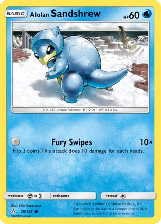 Alolan Sandshrew (028/156) - SUP  - Common