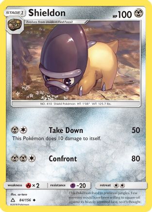 Shieldon (084) - SUP  - Uncommon - Reverse Holofoil
