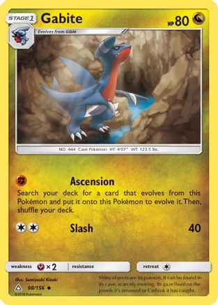 Gabite (098/156) - SUP  - Uncommon - Reverse Holofoil