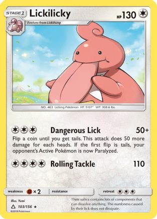 Lickilicky (103) - SUP  - Rare - Reverse Holofoil