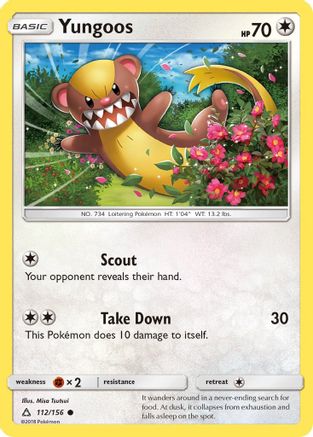 Yungoos (112) - SUP  - Common - Reverse Holofoil