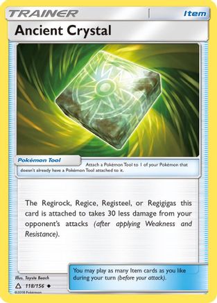 Ancient Crystal (118/156) - SUP  - Uncommon - Reverse Holofoil