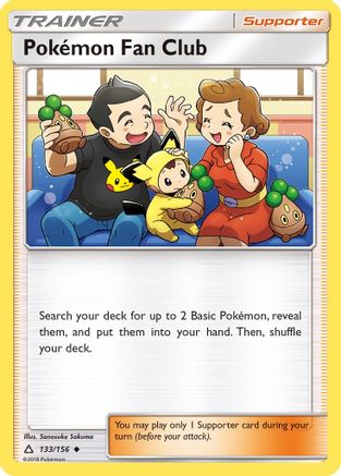 Pokemon Fan Club (133/156) - SUP  - Uncommon - Reverse Holofoil