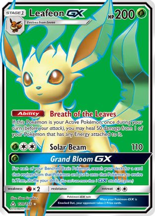 Leafeon GX (Full Art) (139) - SUP  - Ultra Rare - Holofoil