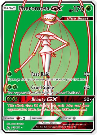 Pheromosa GX (Full Art) (140) - SUP  - Ultra Rare - Holofoil