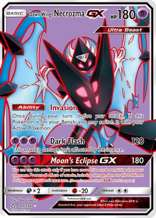 Dawn Wings Necrozma GX (Full Art) (143) - SUP  - Ultra Rare - Holofoil