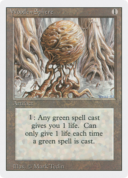 Wooden Sphere (3ED-281) - uncommon