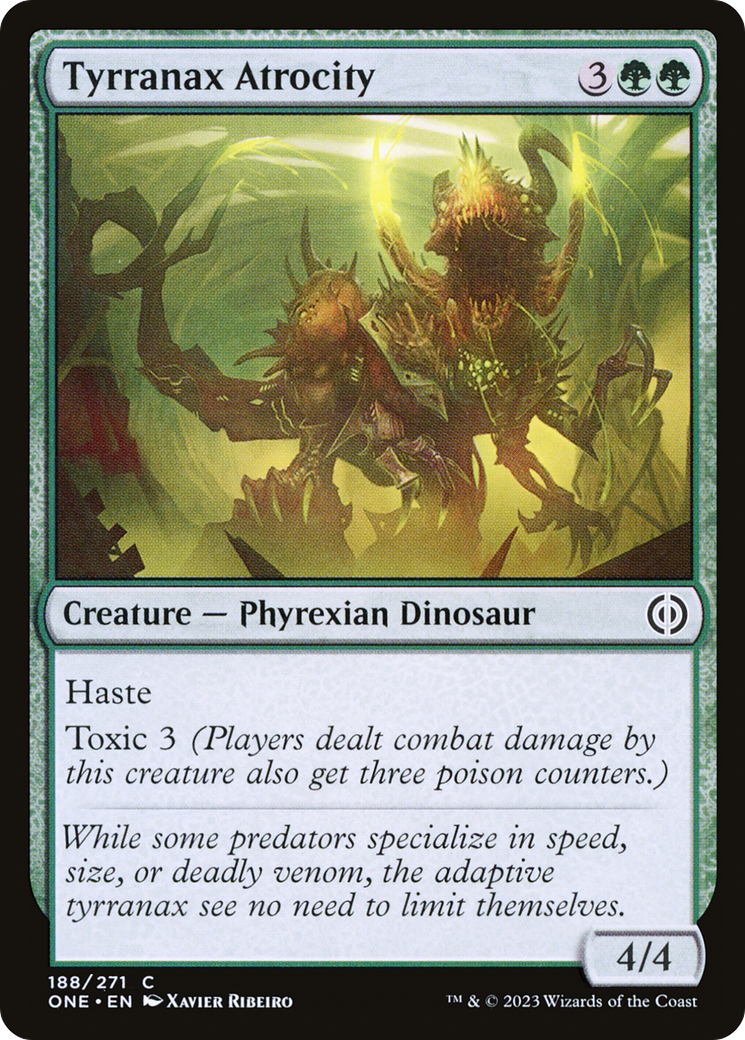Tyrranax Atrocity (ONE-188) - common - Foil