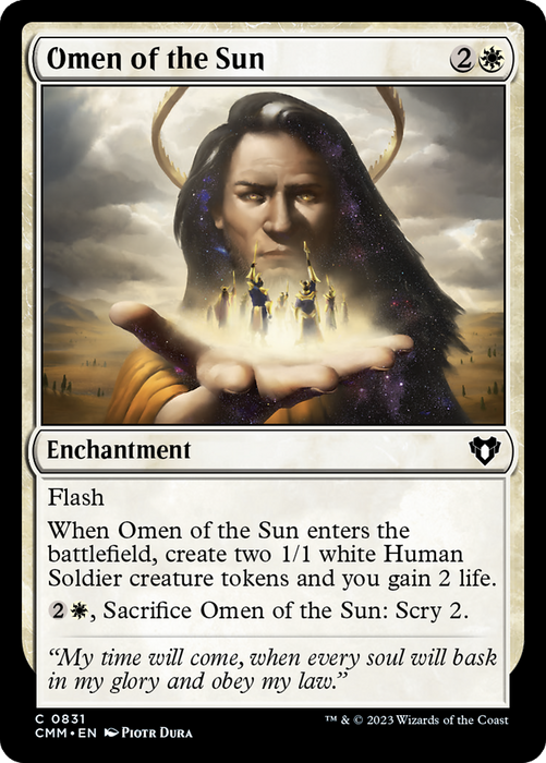 Omen of the Sun (CMM-831) - common