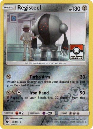 Registeel (068/111) - LCC  - Promo - Reverse Holofoil