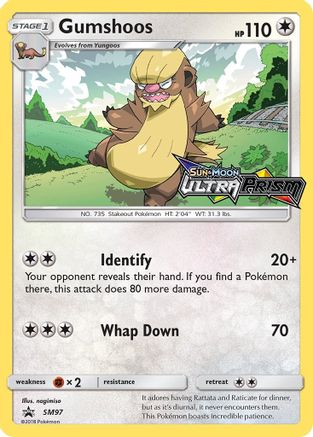 Gumshoos (SM97) - SP  - Promo - Holofoil