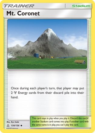 Mt. Coronet (130/156) - SUP  - Uncommon - Reverse Holofoil