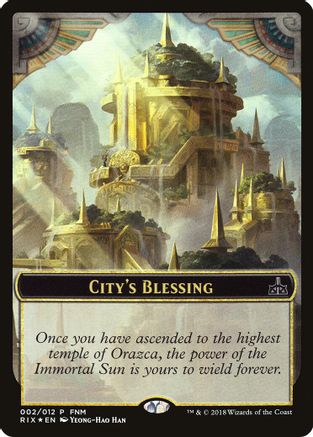 City's Blessing // Elemental (FNM-002) - common - Foil