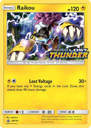 Raikou (SM150) - SP  - Promo - Holofoil