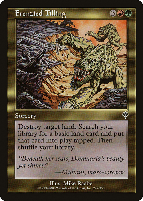 Frenzied Tilling (INV-247) - common