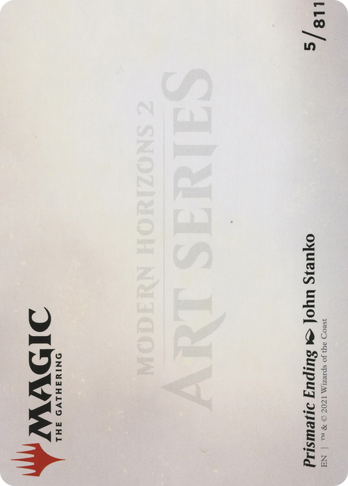 Prismatic Ending // Prismatic Ending (AMH2-005) - common (Borderless) - Foil