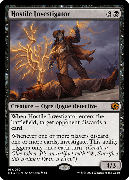 Hostile Investigator (BIG-010) - mythic - Foil