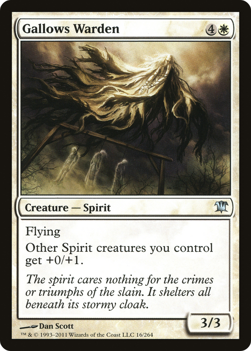 Gallows Warden (ISD-016) - uncommon - Foil