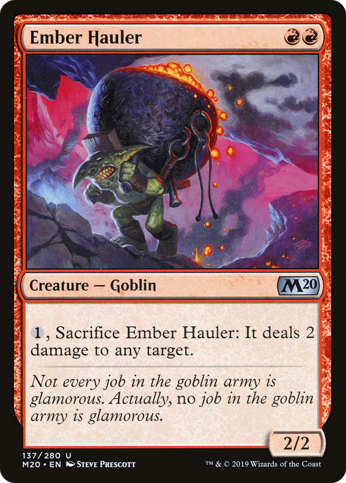 Ember Hauler (M20-137) - uncommon - Foil