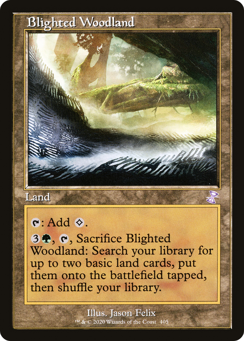 Blighted Woodland (TSR-405) - special - Foil