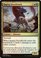 Raging Swordtooth (XLN-226) - uncommon
