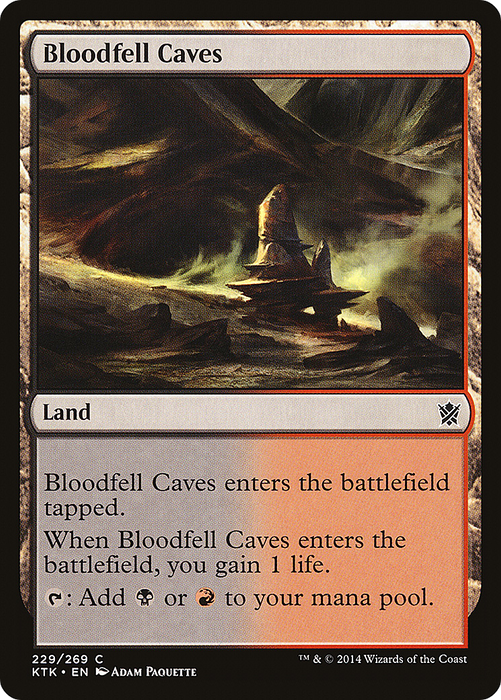 Bloodfell Caves (KTK-229) - common - Foil