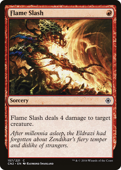 Flame Slash (CN2-157) - common - Foil