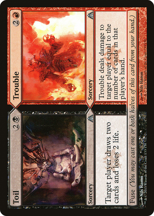 Toil // Trouble (DGM-133) - uncommon - Foil