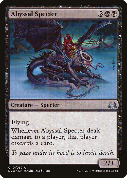 Abyssal Specter (DD3-040) - uncommon