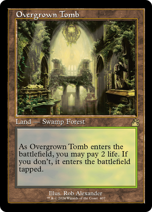 Overgrown Tomb (RVR-407) - rare - Foil