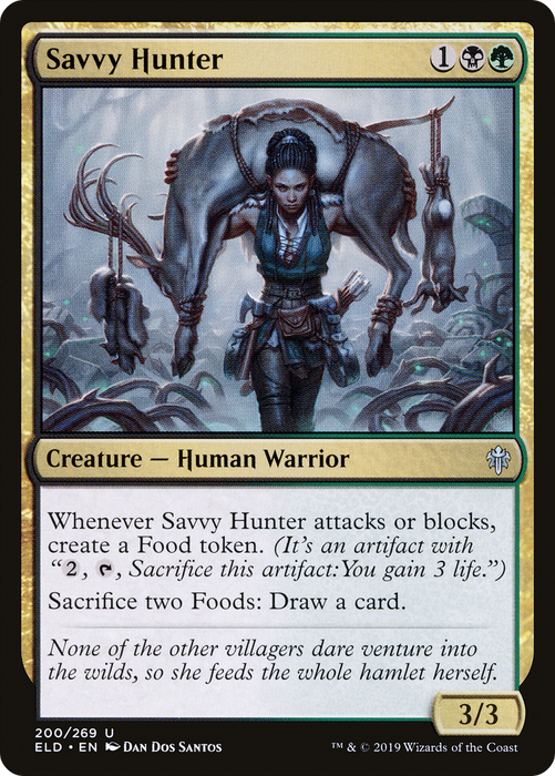 Savvy Hunter (ELD-200) - uncommon