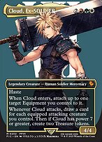 Cloud, Ex-SOLDIER (FIC-202) - mythic (Borderless) - Foil